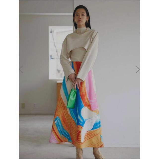 AMERI アメリヴィンテージ HAILEY WAVE ART SKIRT