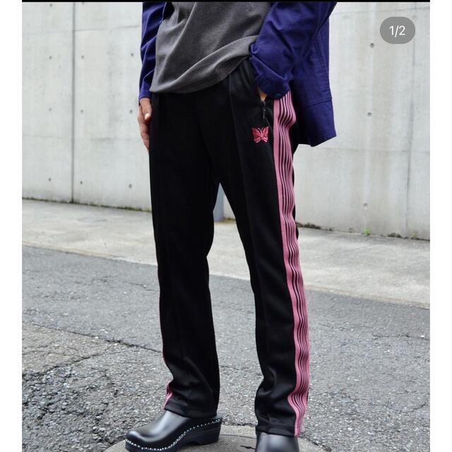 Needles ニードルス 22AW NARROW TRACK PANT ナロートラックパンツ ブラック LQ405