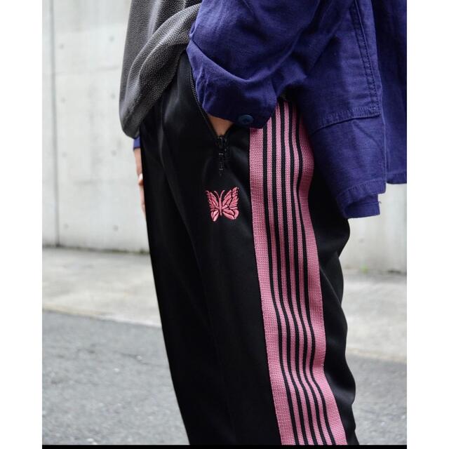 Needles ニードルス 22AW NARROW TRACK PANT ナロートラックパンツ ブラック LQ405