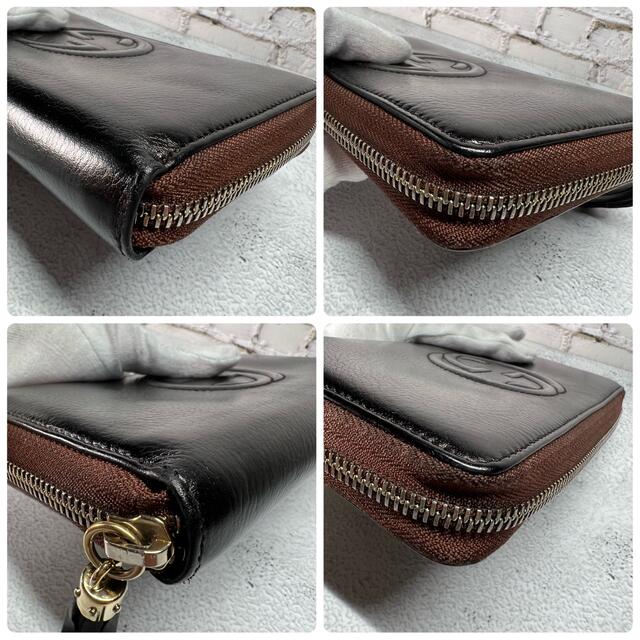 GUCCI グッチ 長財布 SOHO ソーホー ラウンドジップ ブラック