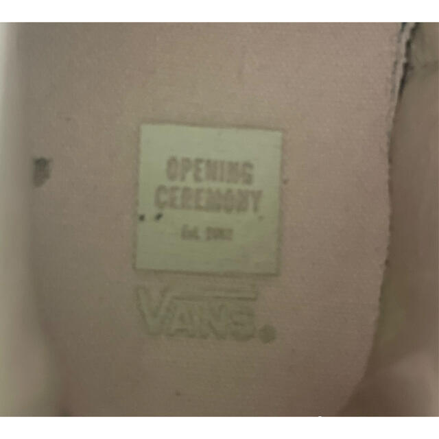 VANS(ヴァンズ)のVans X OPENING CEREMONY レザー ピンク Sk8-Hi メンズの靴/シューズ(スニーカー)の商品写真