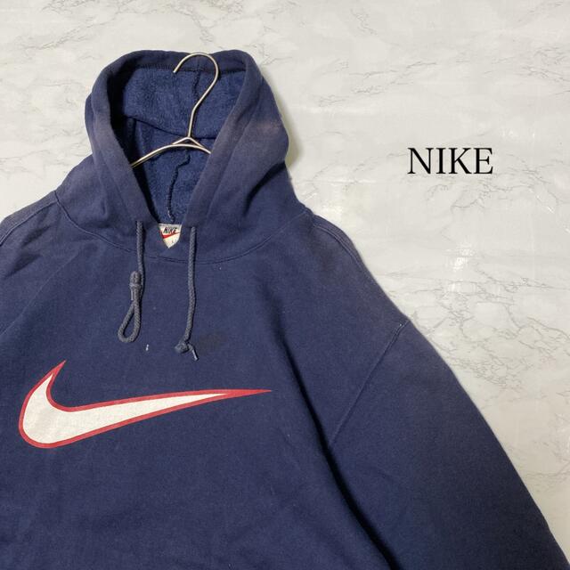 NIKE ナイキ パーカー　デカロゴ　スウォッシュ　激レア　スウェット