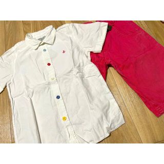 ザラキッズ(ZARA KIDS)のZARA BOYSシャツ　118   ＋ハーフパンツ120 コーディネート(Tシャツ/カットソー)