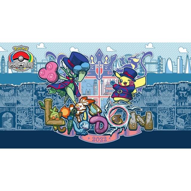 ポケモン - ポケモン wcs ロンドン 限定 プレイマットの通販 by ポケモン - ポケモン wcs ロンドン 限定 プレイマットの通販 by