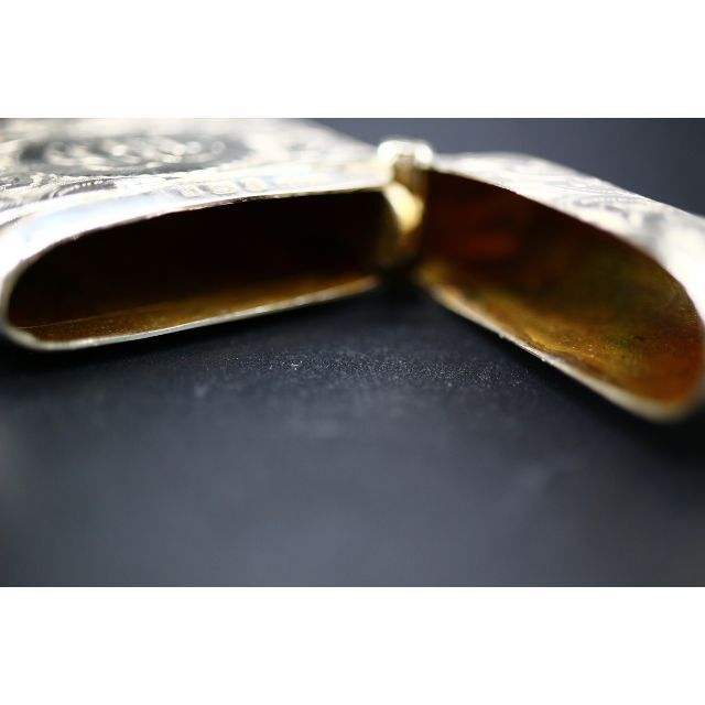 4.6cmx3.2cm 1904年 英国 純銀 マッチ ケース ヴェスタ H17 売上実績NO ...