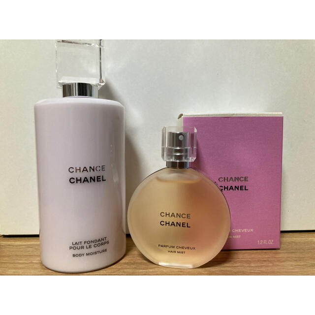 CHANEL(シャネル)のシャネル　チャンス　ボディミルクとヘアミストセット コスメ/美容のボディケア(ボディローション/ミルク)の商品写真