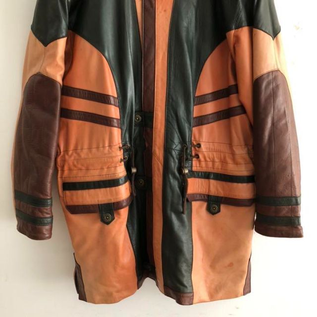 MUNPERムンペルレザーコート レザージャケット ラムレザー羊革