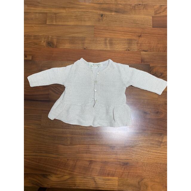 ZARA KIDS(ザラキッズ)のZARAカーディガン キッズ/ベビー/マタニティのベビー服(~85cm)(カーディガン/ボレロ)の商品写真