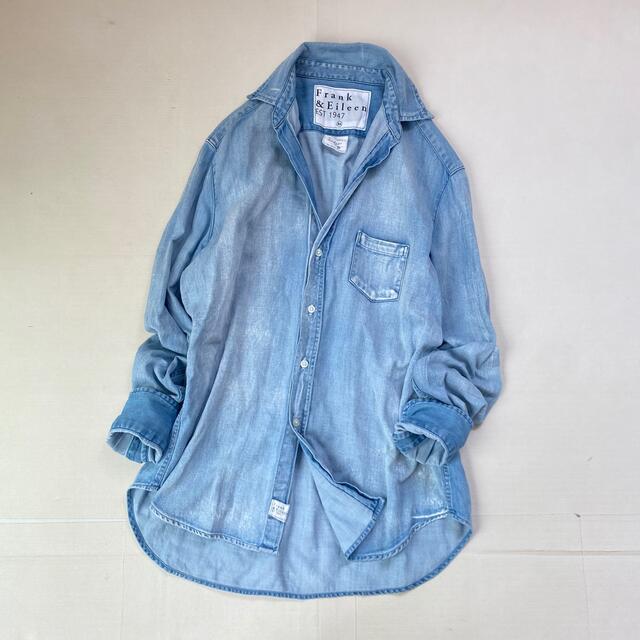 フランクアンドアイリーン シャツ 秋服 ブラウス デニム アイリーン-