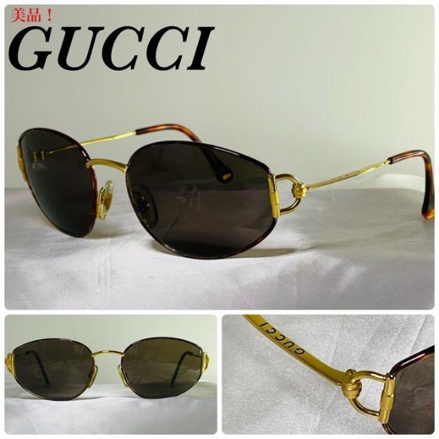 Gucci - (美品！)GUCCI グッチ ロゴ 2600S べっ甲柄 ゴールド サングラスの通販 by ARI's shop｜グッチならラクマ