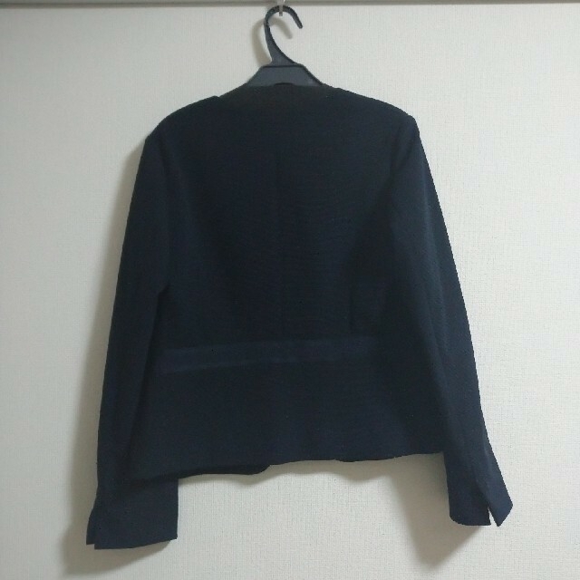 【sayunyanさん専用】WHITE JOOLA ネイビーノーカラージャケット レディースのジャケット/アウター(ノーカラージャケット)の商品写真