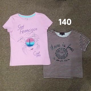 ギャップ(GAP)の140/GapフォトTシャツ&バックリボンTシャツ(Tシャツ/カットソー)