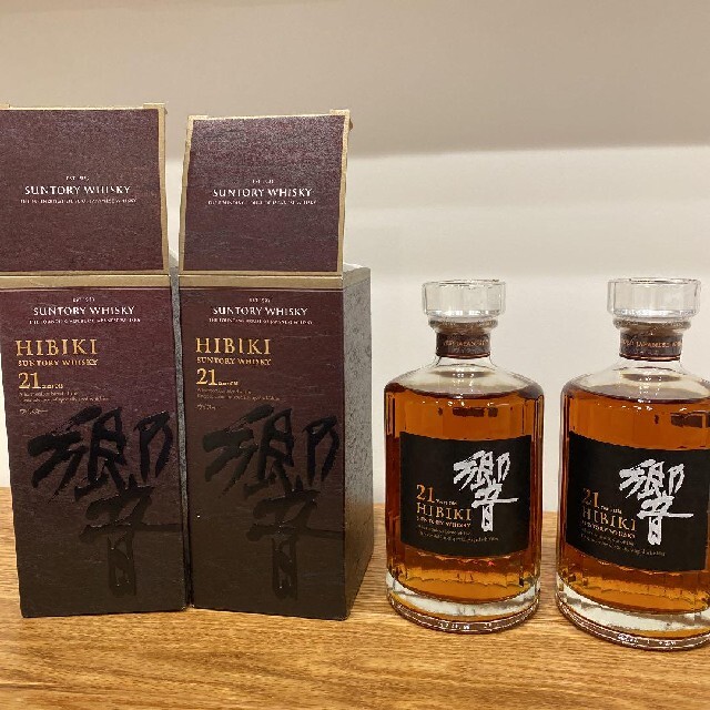 食品/飲料/酒響21年 2本 - ウイスキー