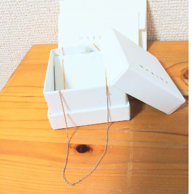 マリハMARIHA水のネックレス三色40cm☆WG YG PG レディースのアクセサリー(ネックレス)の商品写真