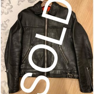 ルイスレザー(Lewis Leathers)の60S 初期　ヴィンテージ　マスコット　ライダース　ルイスレザーOEM 40(レザージャケット)