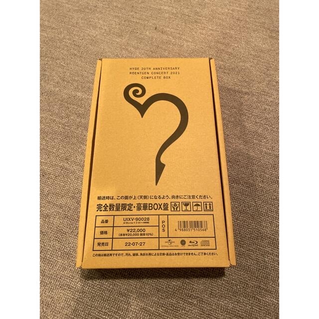 HYDE 20th Anniversary ROENTGEN Concert 上品 5693円引き www.gold