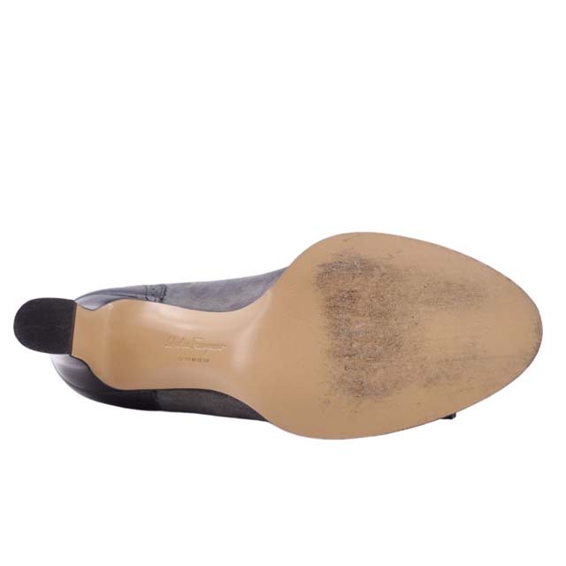 サルヴァトーレ フェラガモ パンプス ヴァラ スウェード 靴 5.5C グレー