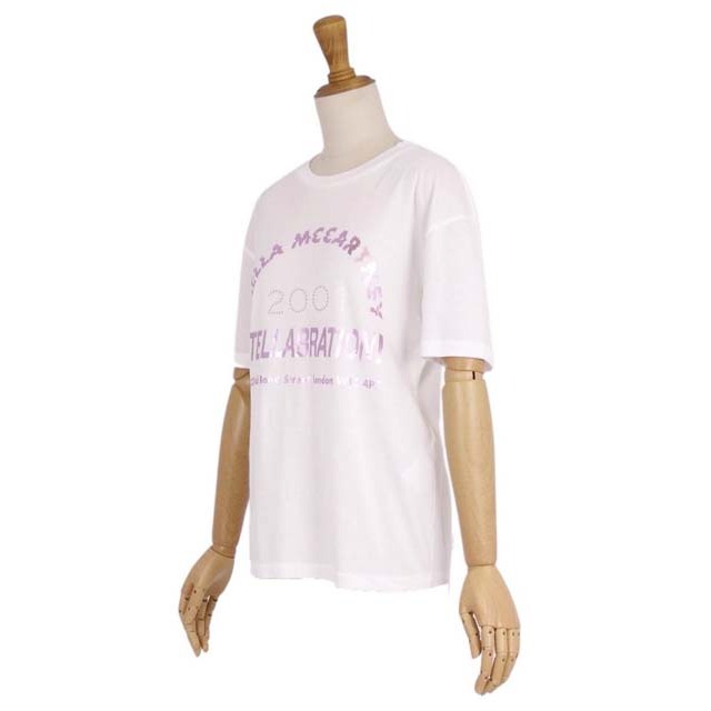 Stella McCartney(ステラマッカートニー)のステラマッカートニー Tシャツ カットソー ロゴ トップス レディース 36 白 レディースのトップス(Tシャツ(半袖/袖なし))の商品写真