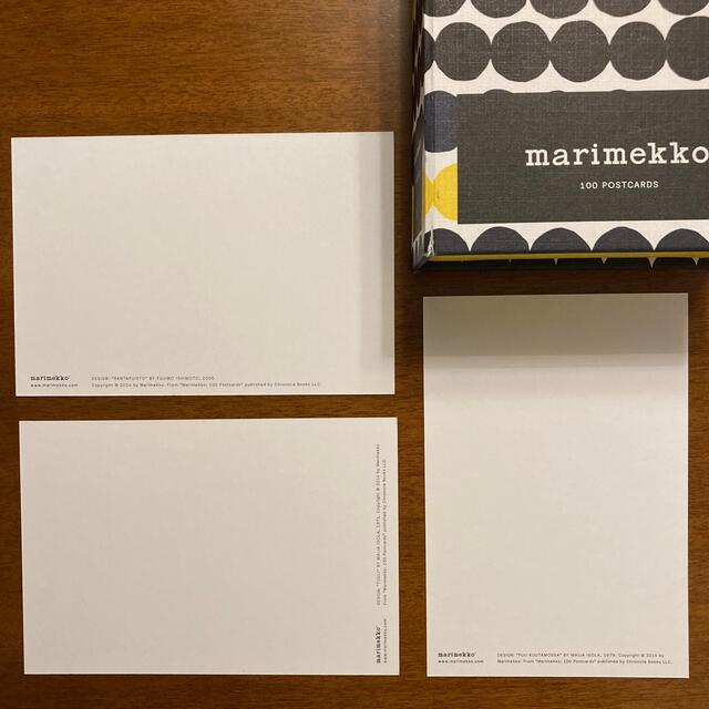marimekko(マリメッコ)のマリメッコ　marimekko ポストカード　3枚セット　北欧雑貨　アート　 インテリア/住まい/日用品のインテリア小物(その他)の商品写真