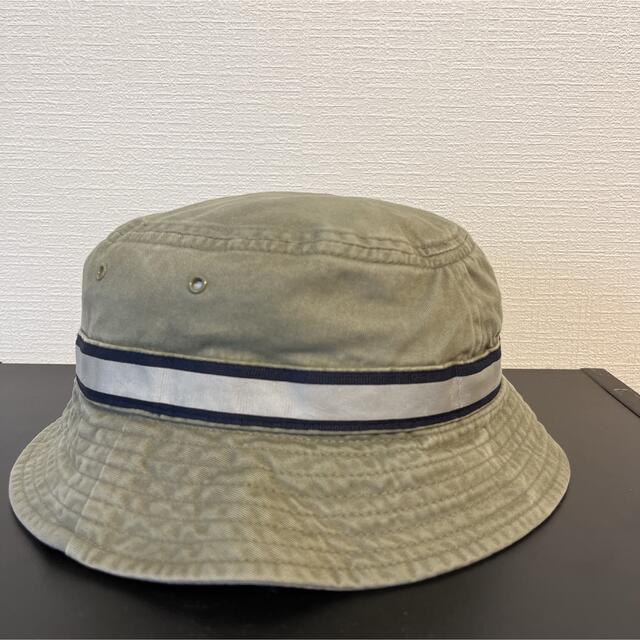【いなたい】90s OLD GAP バケットハット ライン　カーキ メンズの帽子(ハット)の商品写真