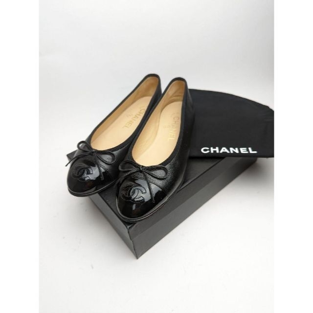 CHANEL(シャネル)のピカピカ新品仕上⭐シャネルCHANELラムスキン バレエシューズ約21.5～22 レディースの靴/シューズ(バレエシューズ)の商品写真