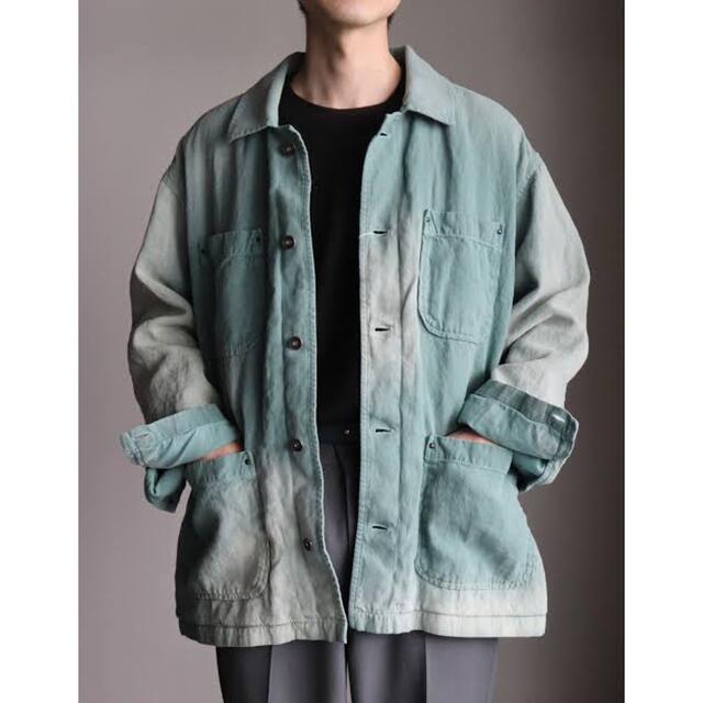 Auralee WASHI DUCK CANVAS BLOUSON 3 グリーン | フリマアプリ ラクマ