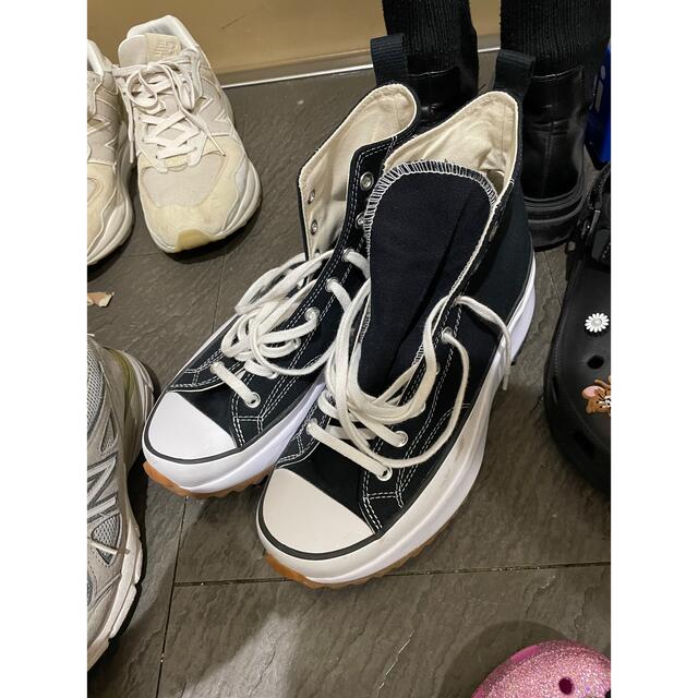 スニーカーconverse ランスターハイク ブラック コンバース