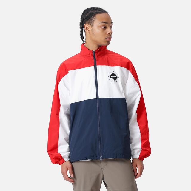 M FCRB 22AW BANDANA TRAINING JACKET NAVY | www.rjflaw.com