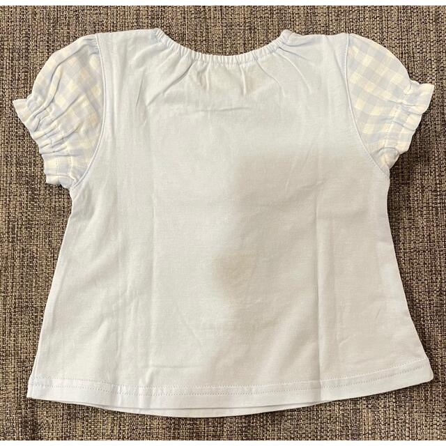 coeur a coeur(クーラクール)の新品 クーラクール アイスクリームTシャツ ブルー 80 キッズ/ベビー/マタニティのベビー服(~85cm)(Ｔシャツ)の商品写真