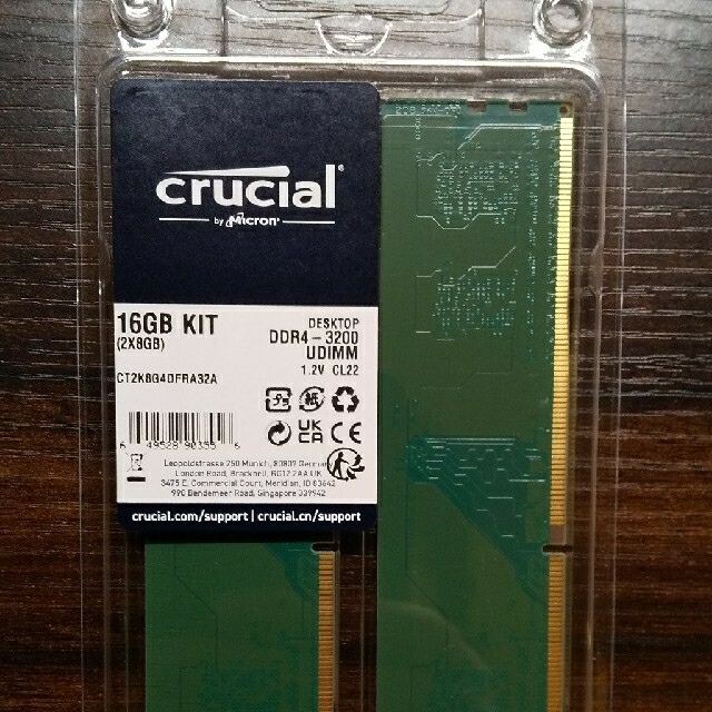 crucial CT2K8G4DFRA32A DDR4 PC4-25600