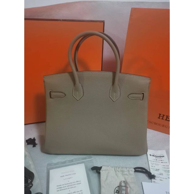 かいことが Hermes - 美品 エルメス バーキン30 エトゥープ Y刻