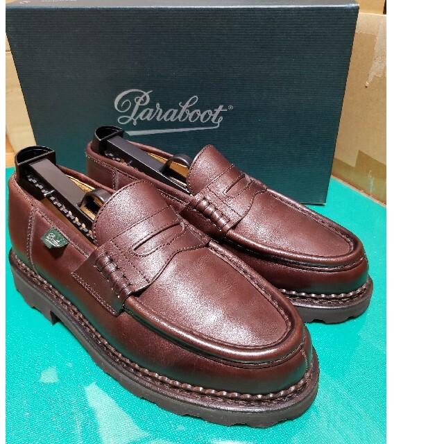 美品：Paraboot パラブーツ　Reims　ランス　カフェ　5.5