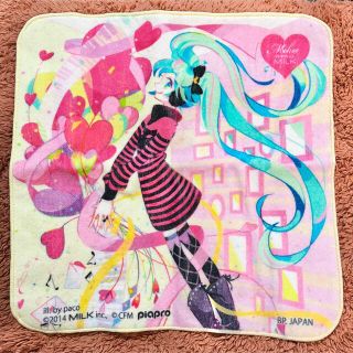 ミルク(MILK)の初音ミク × MILK 一番くじ ハンカチ(タオル)