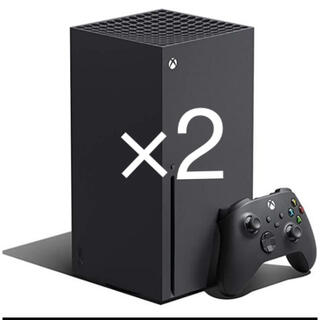 エックスボックス(Xbox)のXbox Series X 本体 Microsoft シリーズX 2台セット(家庭用ゲーム機本体)
