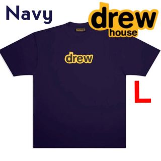 ドリューハウス(drew house)のL 新品 本物  Tシャツdrew houseドリューハウス 紺 ネイビー(Tシャツ/カットソー(半袖/袖なし))