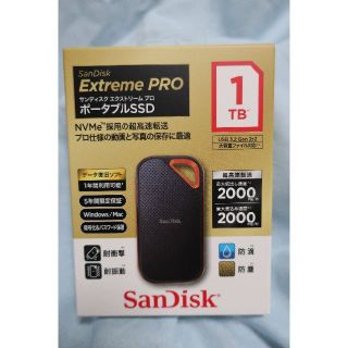 サンディスク　エクストリームプロ　ポータブルSSD1TB(OA機器)