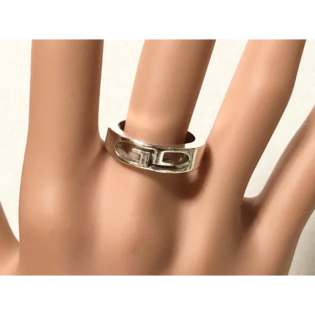 Gucci(グッチ)のグッチ　GUCCI　指輪　Gロゴ　シルバー 925 silver リング メンズのアクセサリー(リング(指輪))の商品写真