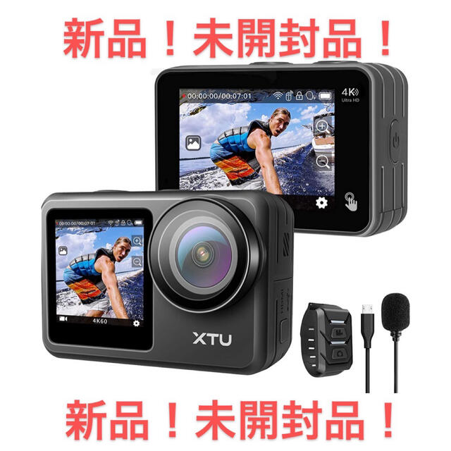 アクションカメラ XTU  4K 60FPS 20MP WiFi搭載 アクション