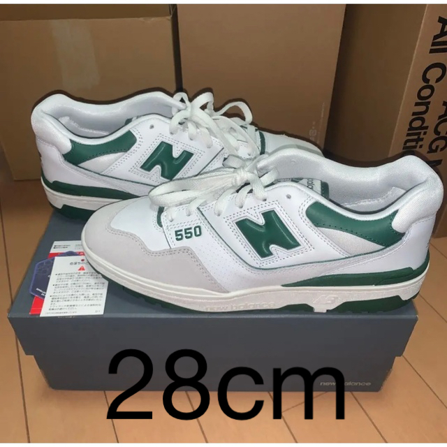 New Balance(ニューバランス)のニューバランス NEW BALANCE BB550WT1 "GREEN" メンズの靴/シューズ(スニーカー)の商品写真