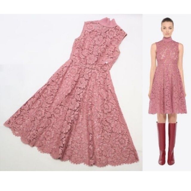激安ブランド VALENTINO - ヴァレンティノ ワンピ 38 ボウタイ リボン
