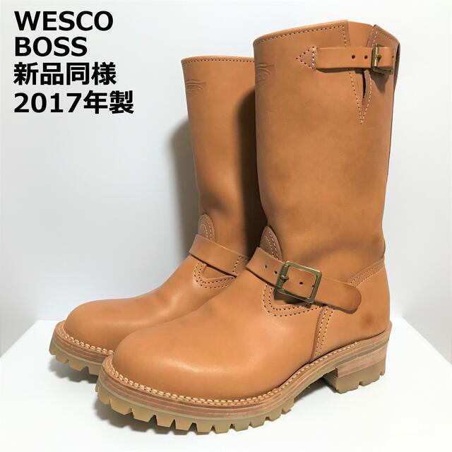 WESCO BOSS カスタム エンジニアブーツ スムース ボス ウエスコ - 靴