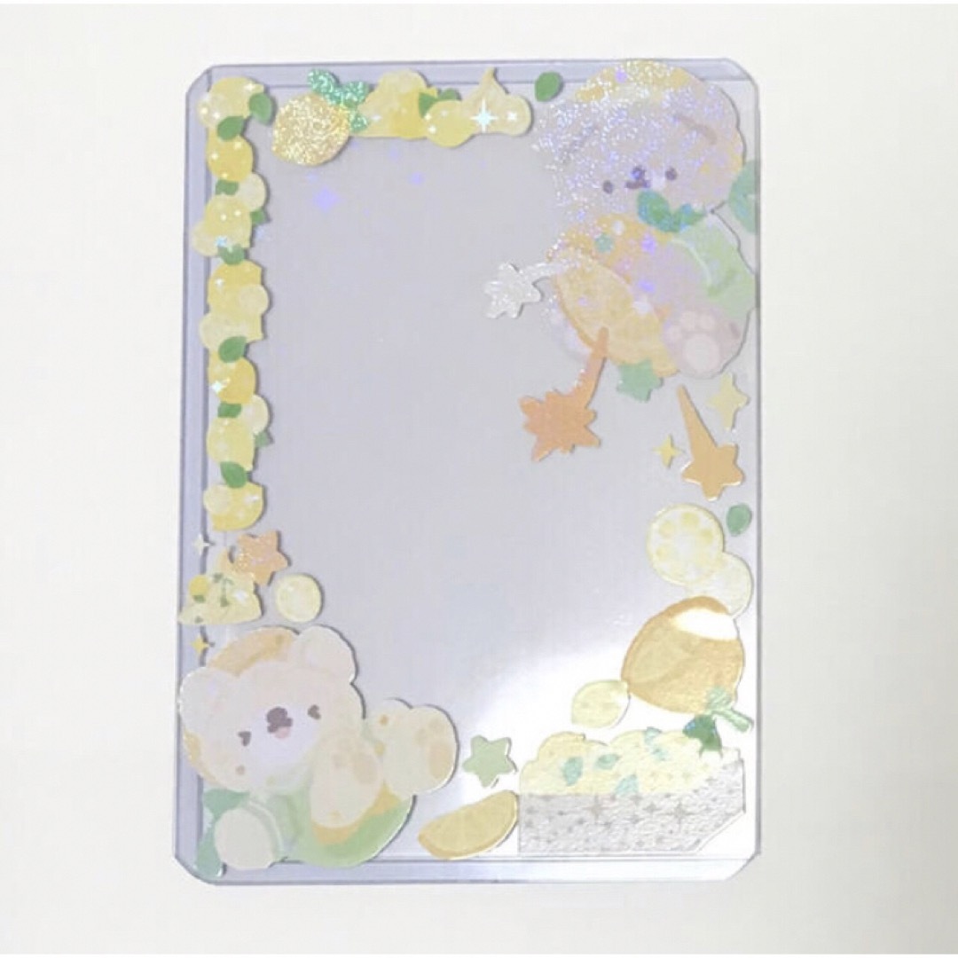 SALE！ B8 硬質カードケース トレカケース 韓国作家 シールデコ5色セット エンタメ/ホビーのタレントグッズ(アイドルグッズ)の商品写真