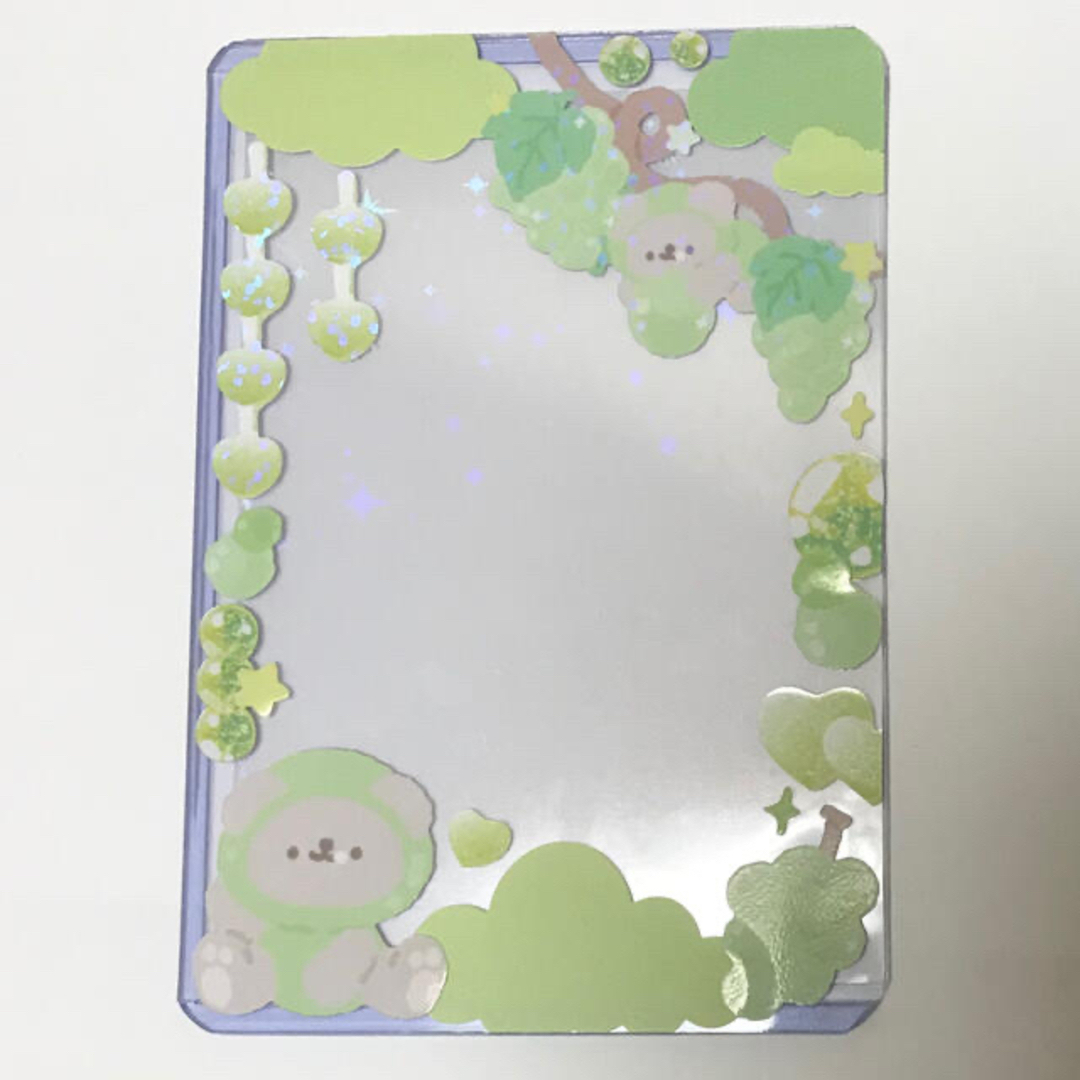 SALE！ B8 硬質カードケース トレカケース 韓国作家 シールデコ5色セット エンタメ/ホビーのタレントグッズ(アイドルグッズ)の商品写真
