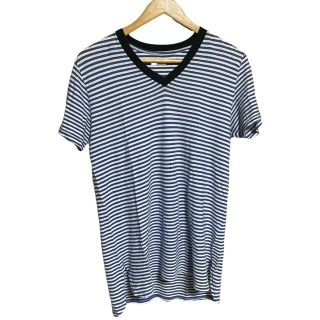 ドリスヴァンノッテン(DRIES VAN NOTEN)のドリスヴァンノッテン Vネック ボーダーT(Tシャツ/カットソー(半袖/袖なし))