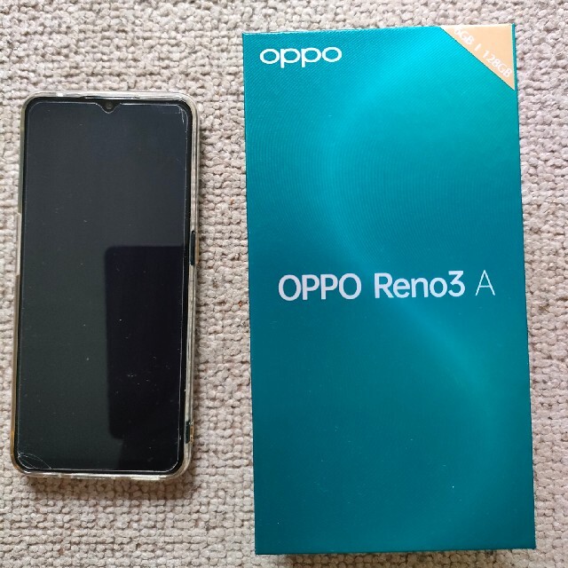 OPPO(オッポ)の【美品・最終値下げ品】OPPOリノ3A【最後１点】 スマホ/家電/カメラのスマートフォン/携帯電話(スマートフォン本体)の商品写真