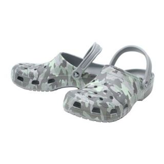 クロックス(crocs)の23cm クロックス クラシック プリンテッド カモ クロッグ ライトグレー(サンダル)