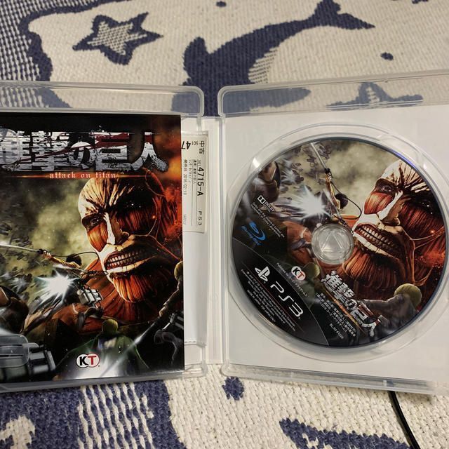 進撃の巨人 通常版 PS3版 エンタメ/ホビーのゲームソフト/ゲーム機本体(家庭用ゲームソフト)の商品写真