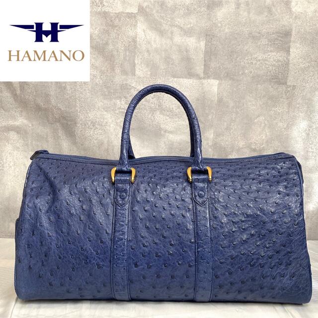 濱野皮革工藝/HAMANO - 【美品】HAMANO 濱野皮革工藝 オーストリッチ