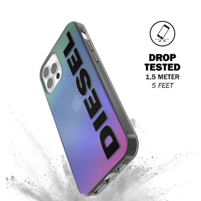 DIESEL(ディーゼル)の◆DIESELディーゼル◆ iPhoneケース ホログラフィック ブラック大好評 スマホ/家電/カメラのスマホアクセサリー(iPhoneケース)の商品写真