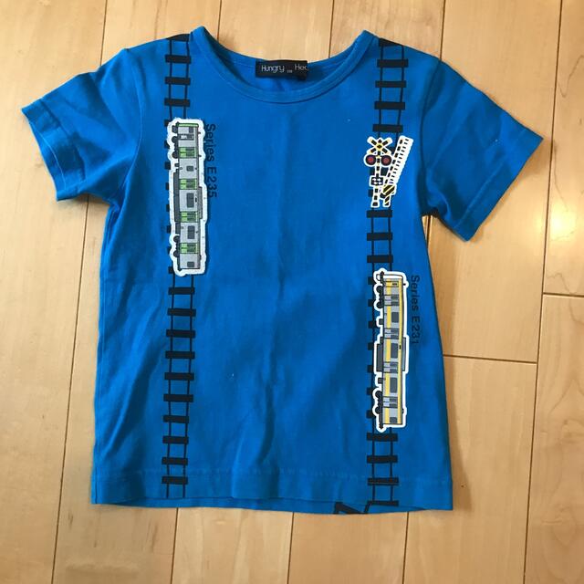 幼児　鉄道Tシャツ2枚セット　110 キッズ/ベビー/マタニティのキッズ服男の子用(90cm~)(Tシャツ/カットソー)の商品写真